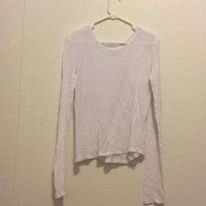 White long sleeve shirt
